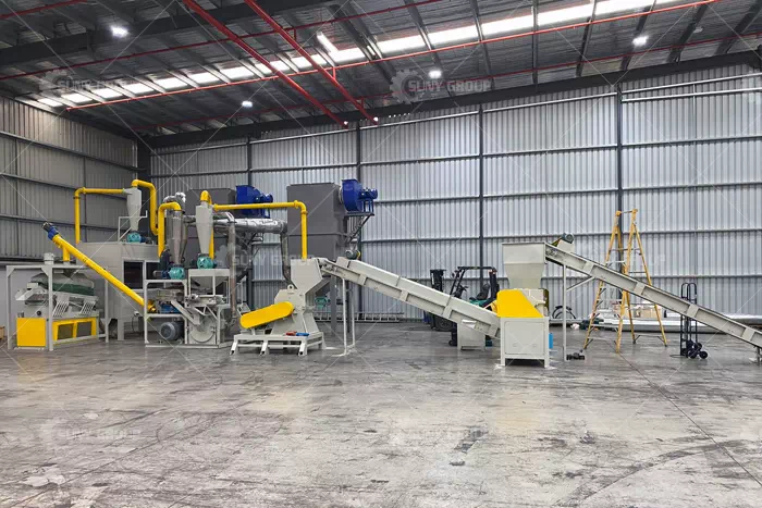 Australia customer PCB recycling equipment site