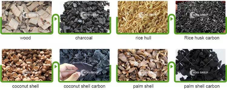 Biomass carbonization