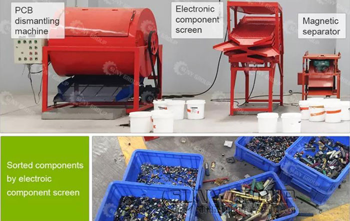 Dismantling Of Waste Circuit Boards