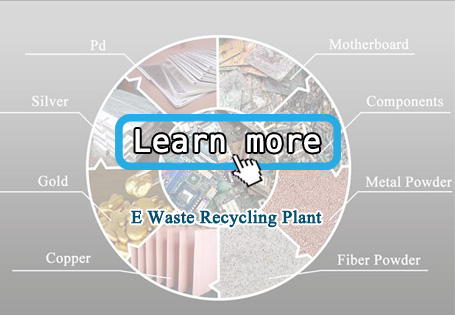 E-waste recycle plant