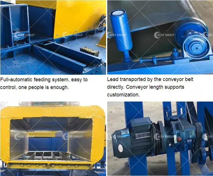 Features of lead-acid battery recycling machine