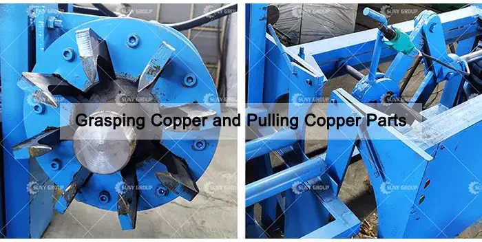 Grasping Copper and Pulling Copper Parts