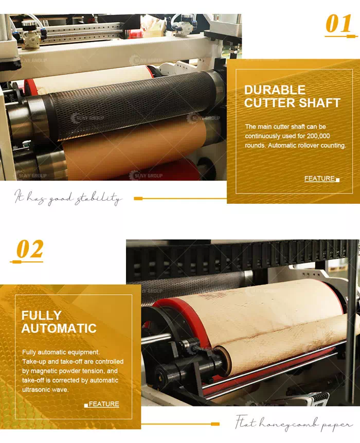 Honeycomb Paper Sheet Making Machine Features
