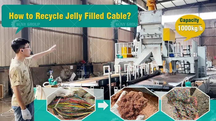 How to Recycle Jelly Filled Cable