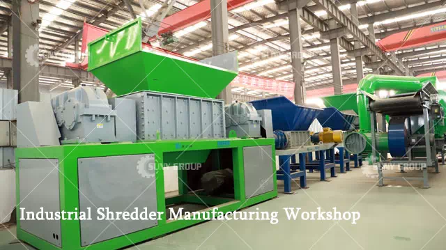 Industrial Shredder Manufacturing Workshop