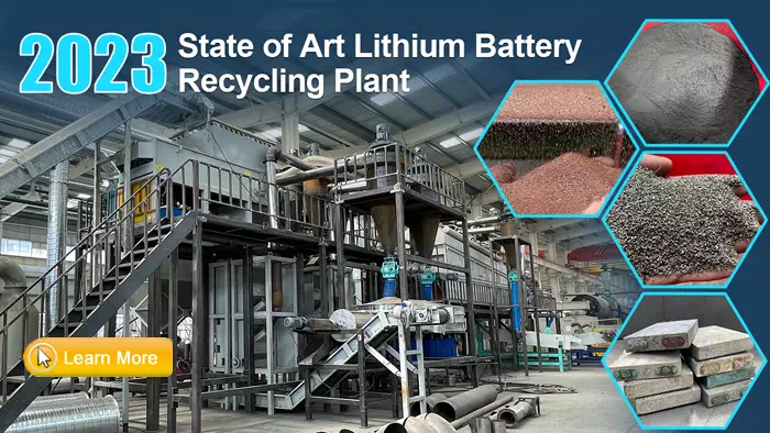 Lithium-Ion Battery Recycling plant