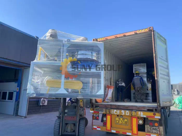 PCB recycling machine loading to Morocco