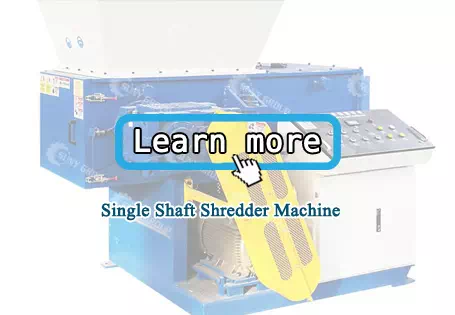 Single Shaft Shredder Machine
