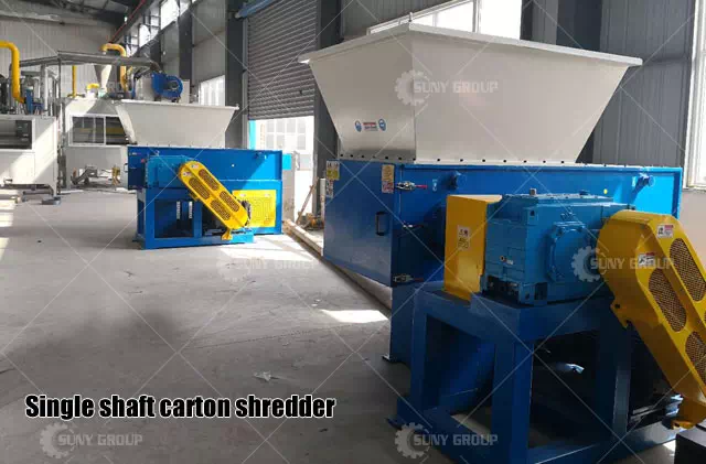 Small Corrugated Box Waste Shredder Machine