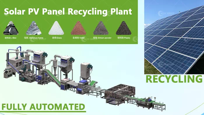 Solar PV Panel Recycling Plant