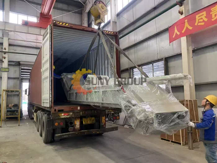 Solar Panel Recycling Equipments Loading to Romania