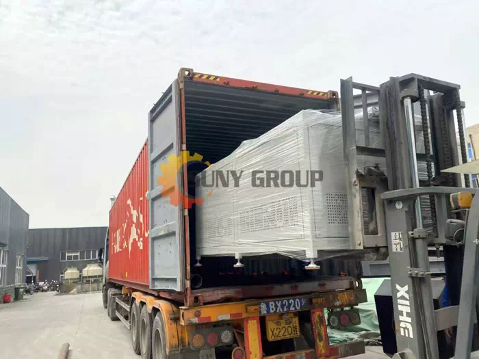 Solar Panel Recycling Equipments Loading to Romania