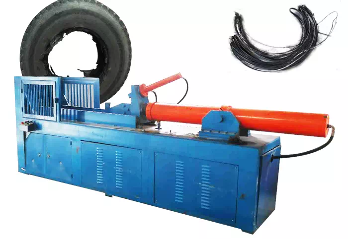 Hydraulic tire cable extractor