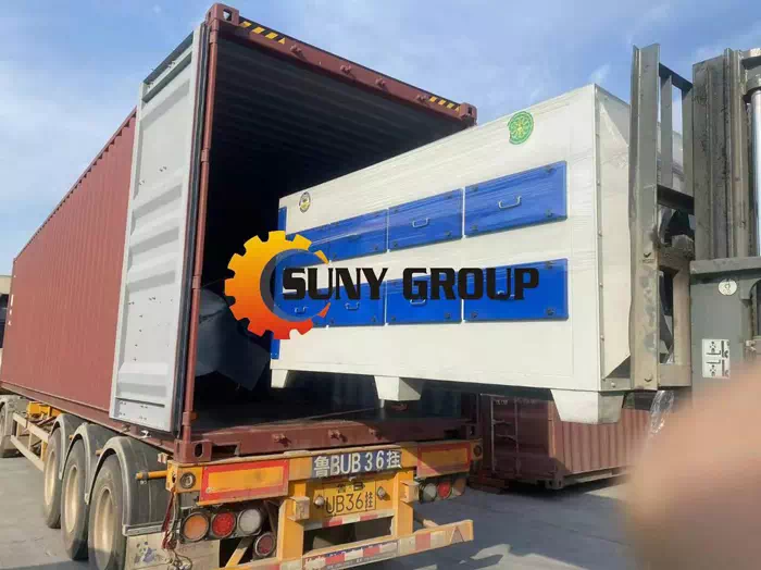 UBC cans decoat furnace delivery to India. 5*40HQ