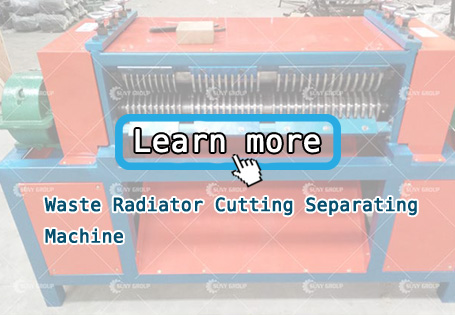 Waste Radiator Cutting Separating Machine