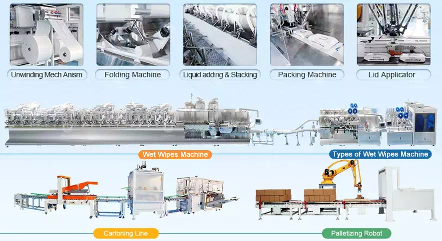 Wet Wipes Machine Process