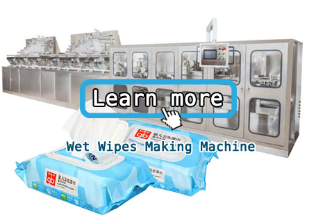Wet wipes manufacturing equipment