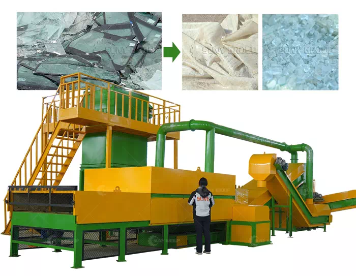 Windshield Recycling Machine