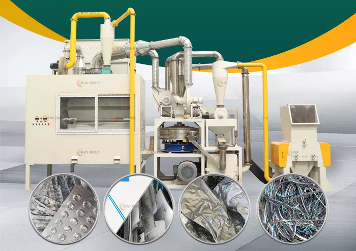 Aluminium Plastic Metals Recycing Plant