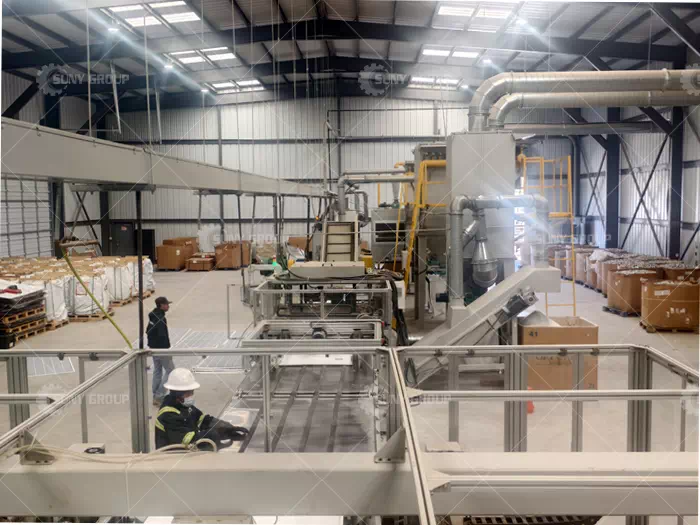 American Solar Panel Recycling Machine Customer Site American Solar Panel Recycling Machine Customer Site