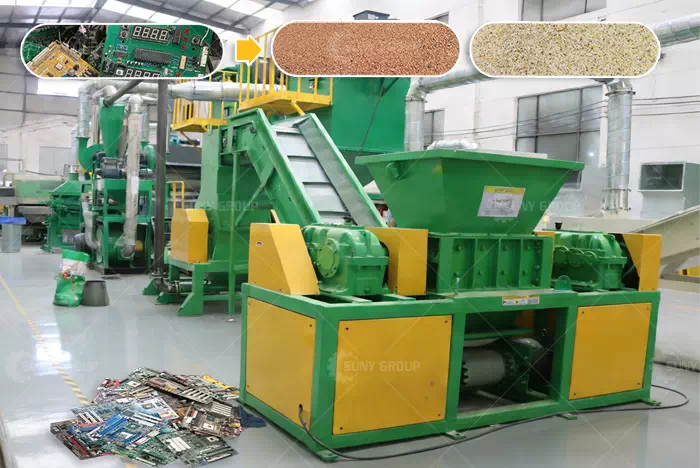 Complete PCB Recycling Plant Machinery