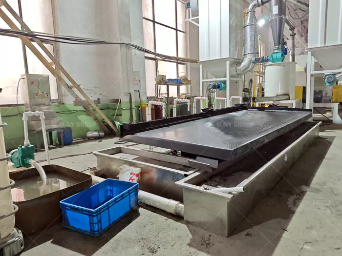 Copper Separation Water Shaking Table Copper Separation Water Shaking Table