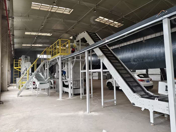 Customer Site: Solar Photovoltaic Module Pyrolysis Recycling Production Line