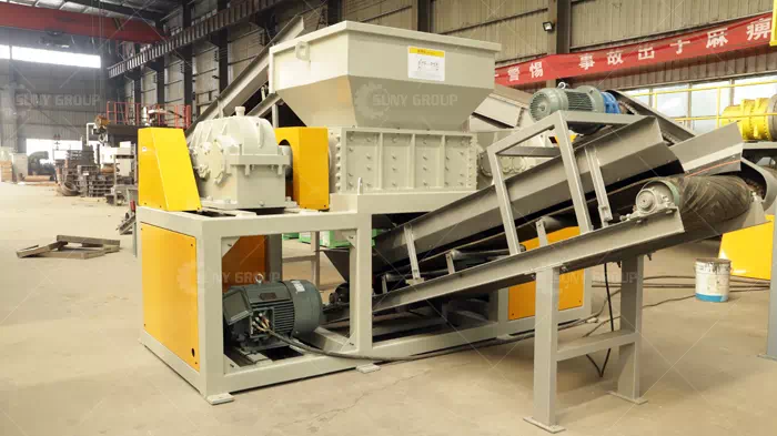 Double Shaft-Based Solar Cell Crushing Unit Double Shaft-Based Solar Cell Crushing Unit