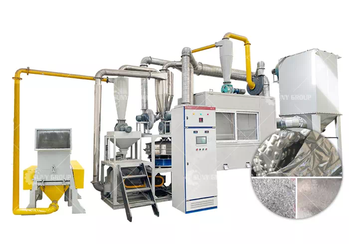 Equipment for Aluminium Foil and Plastic Separation
