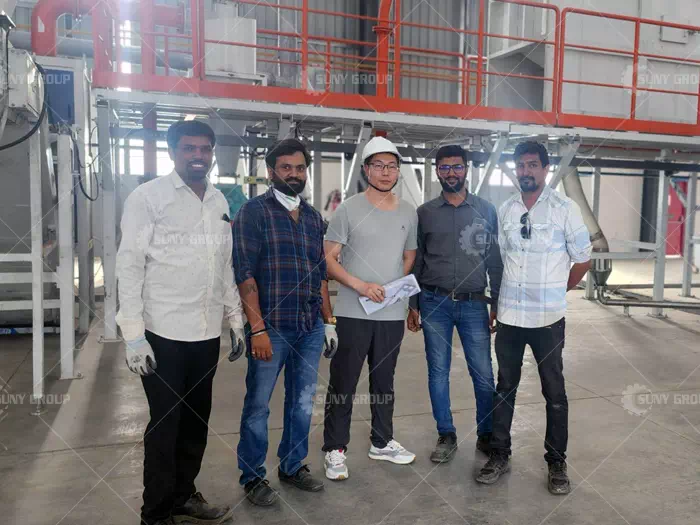 Indian Customer Lithium Battery Recyclin···