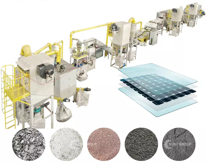 Machinery for Recycling Solar to Setup