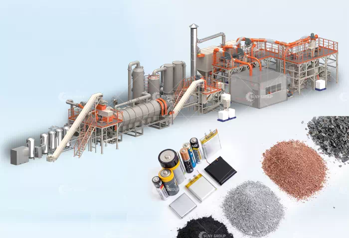 New Lithium-ion Battery Recycling Equipment System