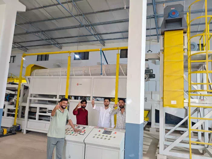 Paper Plastic Recycling Line in India Paper Plastic Recycling Line in India