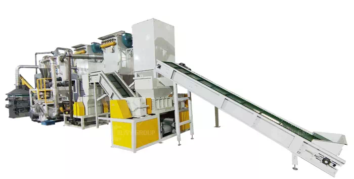 PCB Crushing and Metal Sorting Line