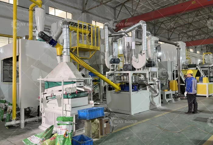 Pcb Crushing, Sorting and Recycling Machine