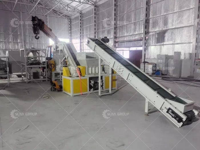 PCB Electronic Waste Recycling Equipment Customer Site