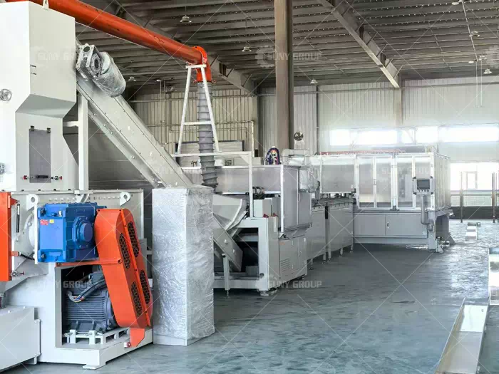Photovoltaic Panel Physical Recycling Equipment Site