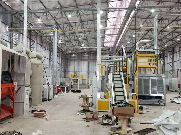 Real E-waste PCB Recycling Line Is Running in Brazil Real E-waste PCB Recycling Line Is Running in Brazil
