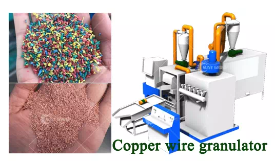 Copper wire granulator