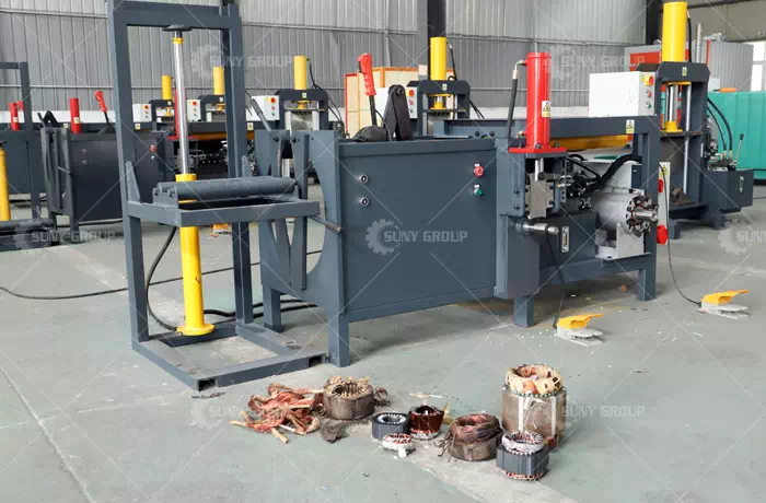 Scrap Motor and Engine Recycling Machine