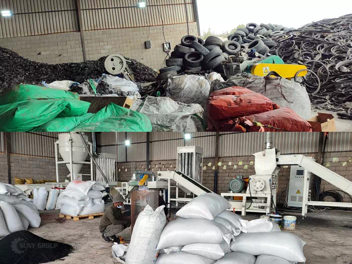 Scrap Tyre Granule Recycling Production ···