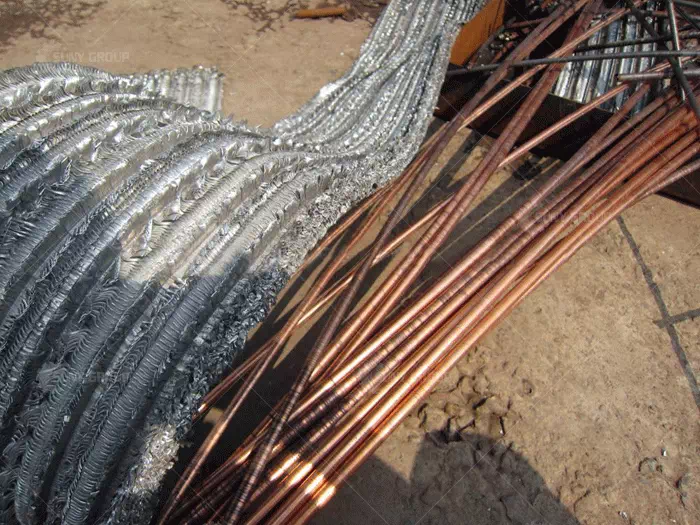 Separated Copper and Aluminum Separated Copper and Aluminum