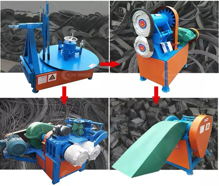 Small Scale Industries Tyre Recycling Machine