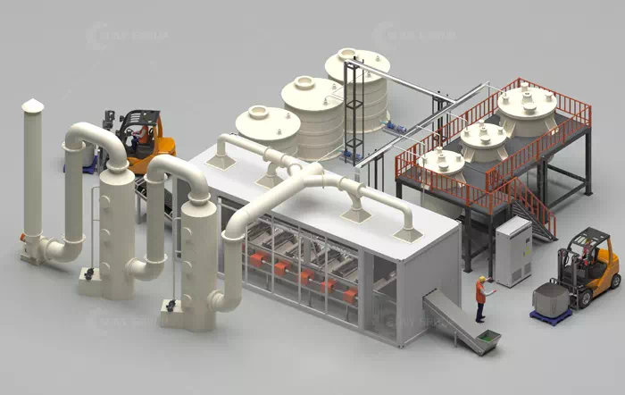 Solar Panel Recycling Machine for Silver Extraction