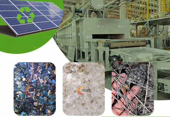 Solar PV Panel Pyrolysis Recycling Line Solar PV Panel Pyrolysis Recycling Line