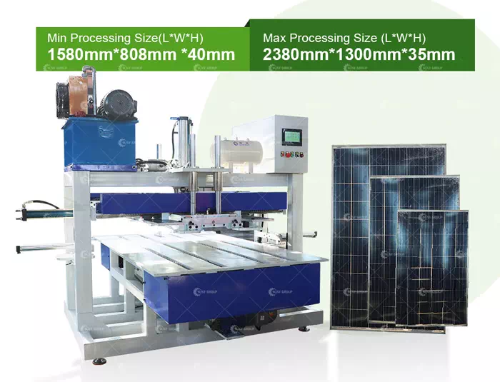 Solar Panel Frame Removing Machine