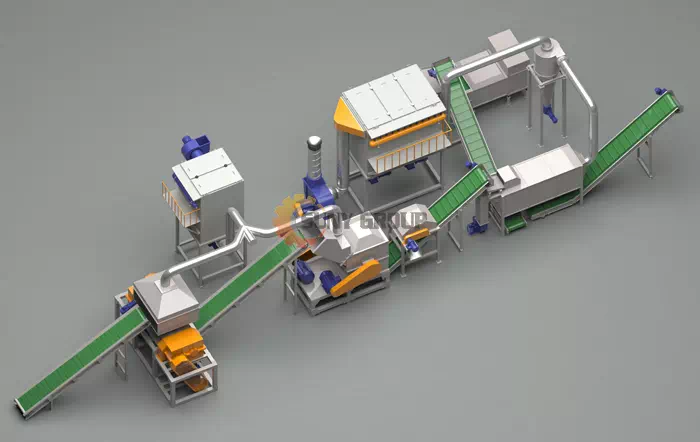 Structural Diagram of an Automobile Radiator Recycling Machine Structural Diagram of an Automobile Radiator Recycling Machine