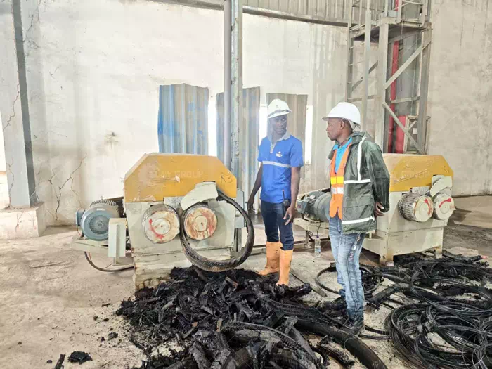Tire Recycling Powder Production Line in Nigeria Tire Recycling Powder Production Line in Nigeria