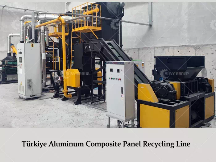 Turkish Customer Aluminum Composite Panel Recycling Line Turkish Customer Aluminum Composite Panel Recycling Line
