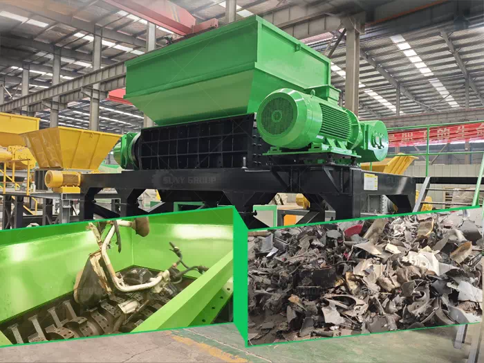 Twin Shaft Bulky Waste Shredder Machine Twin Shaft Bulky Waste Shredder Machine
